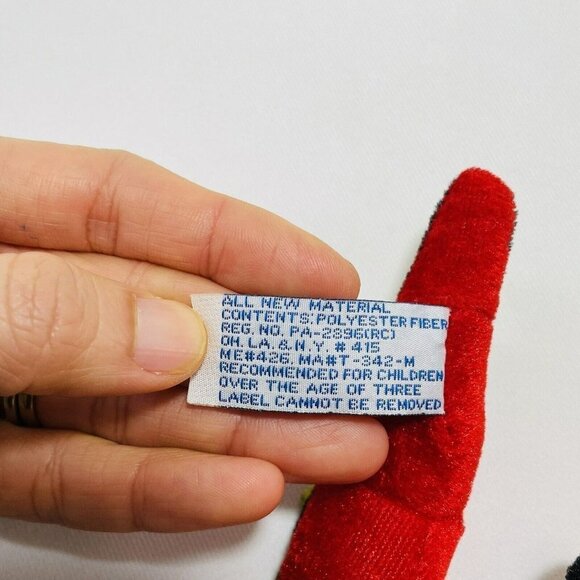 BJ Toy Red Dragon Plush 8” Chinese New Year Lunar Fire Asia Asian Animal Sitting - Picture 10 of 12